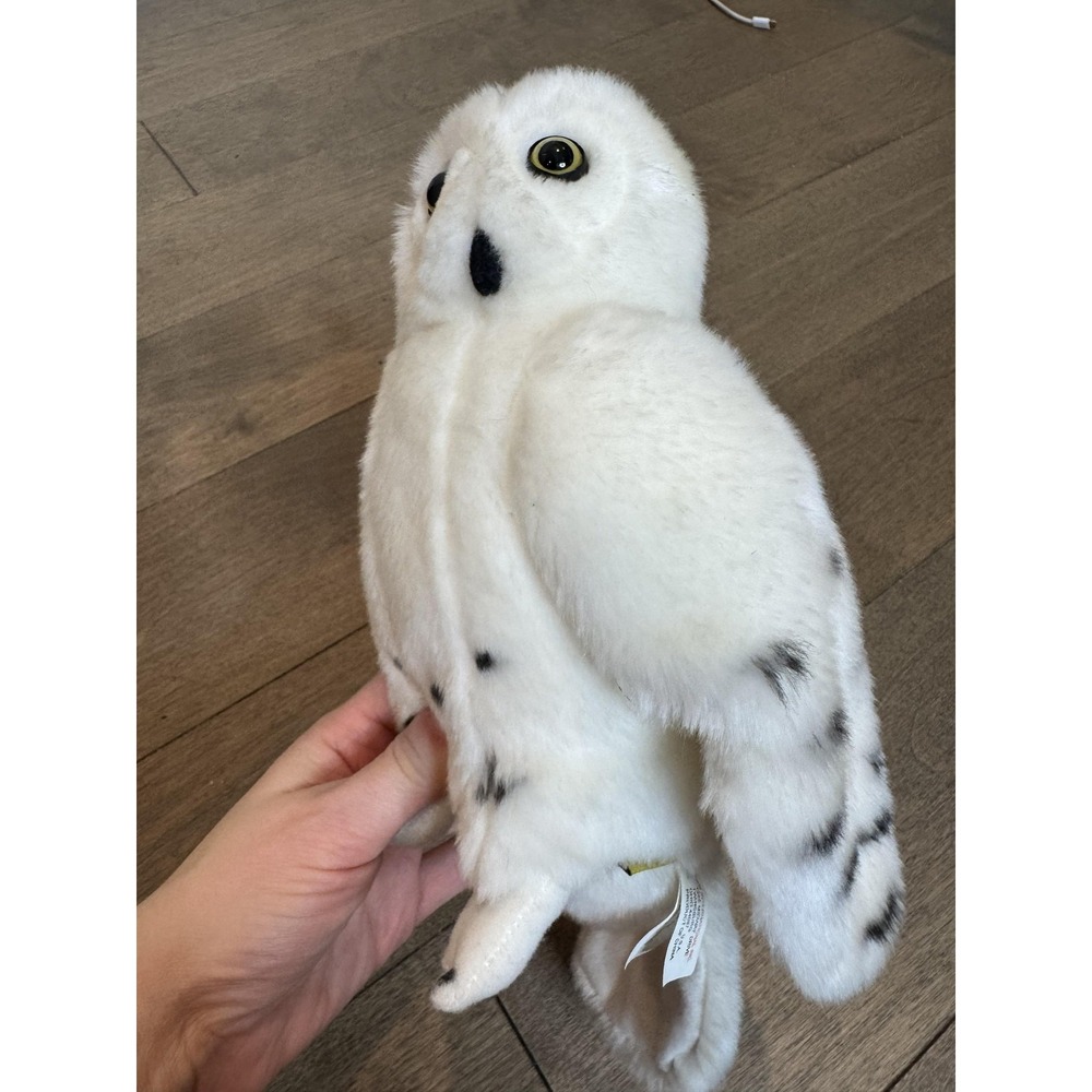Wild Republic Snowy Owl Plush Stuffed Animal Toy White Bird Small Soft Cute - Picture 2 of 8